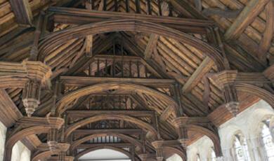 Ceiling within Eltham Palace