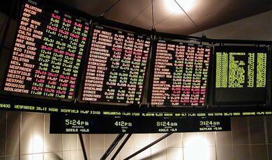 stock market data screens