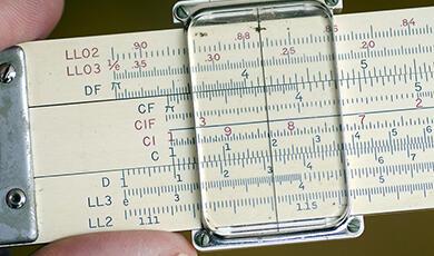 a slide rule