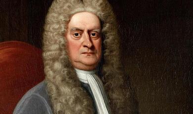 Sir Isaac Newton portrait