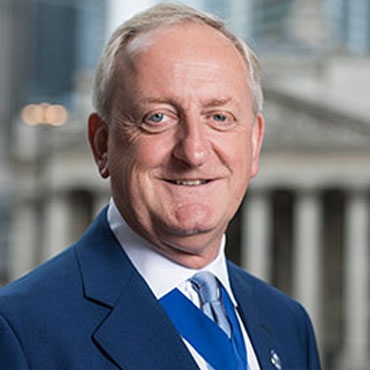 The Lord Mayor of the City of London Peter Estlin 