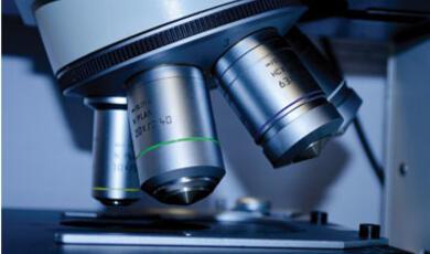 Image of a close-up of a microscope