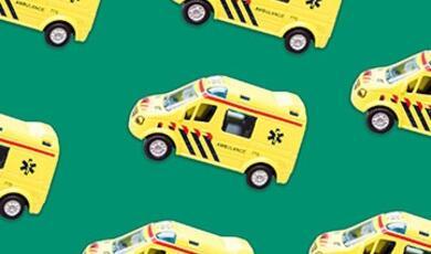 repeated ambulance graphic