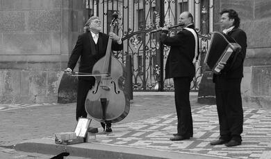 three musicians