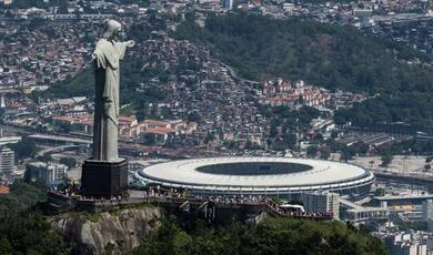 Christ the Redeemer statue above Rio de Janeiro,