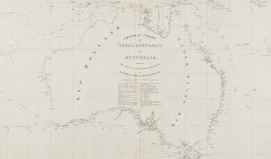 General map of Australia: showing the parts explored between 1798 and 1803