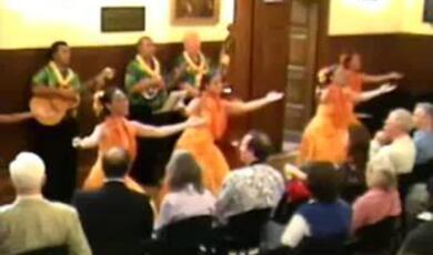 dancers at lecture