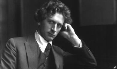 Black and white photograph of Percy Aldridge Grainger