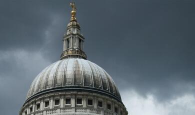 the dome of St Paul's cathedral
