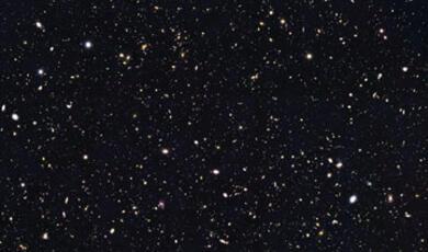 Black sky with stars