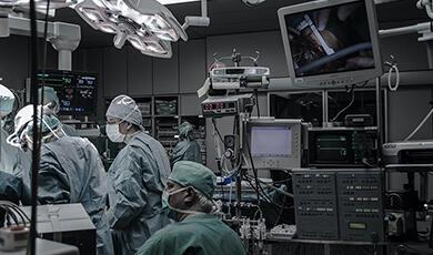 Surgeons in theatre