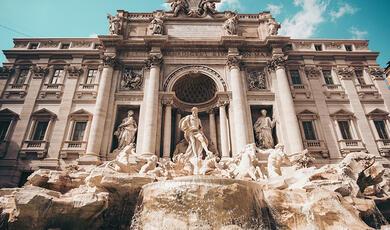 The Trevi Fountain in Rome