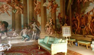 the paradise room at Burghley House
