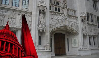 The Supreme Court building in London